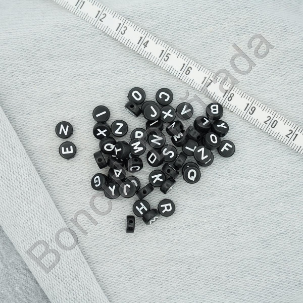 7 mm Siyah Yassı Harf