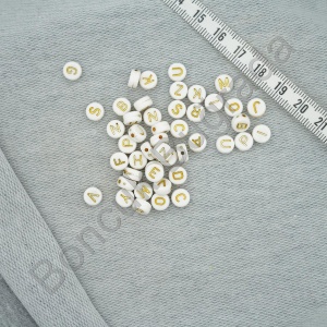 7 mm Altın Yassı Harf
