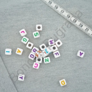 8 mm Renkli Zar Harf