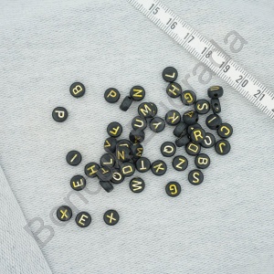 7 mm Altın Yassı Harf