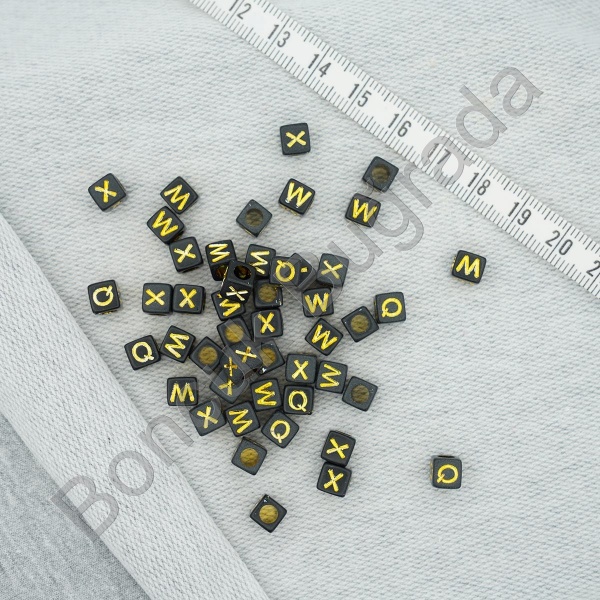 6 mm Siyah Zar Harf 
