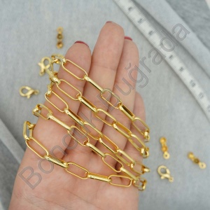 Oval Zincir 6x15 mm