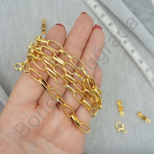 Oval Zincir 6x12 mm