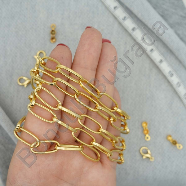 Oval Zincir 8x18 mm