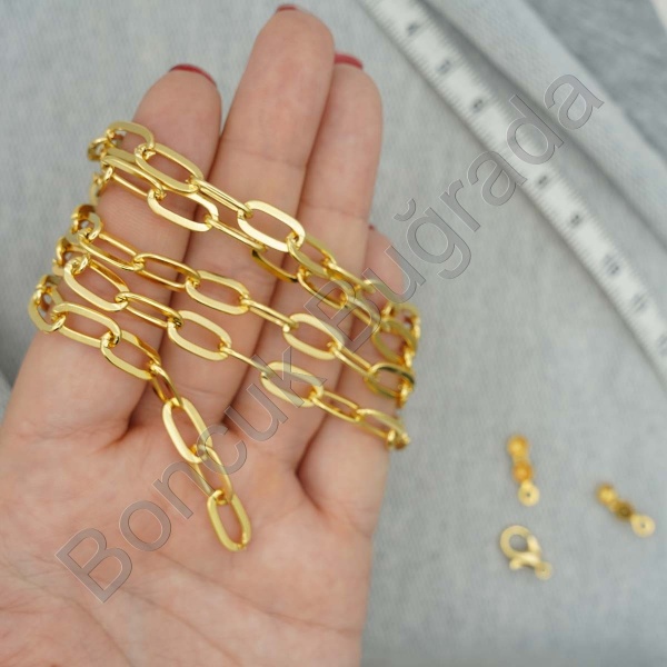 Oval Ezik Zincir 6x12 mm