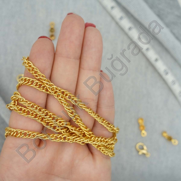 Çift Örgülü Zincir 4.5 mm